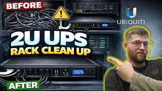 Ubiquiti 2U UPS Runtime Test  Server Rack Power Cleanup!