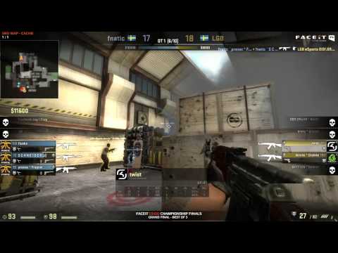 FACEIT TV - CS:GO December Championship (LGB eSports vs. fnatic - Grand Final) MAP 3: de_cache
