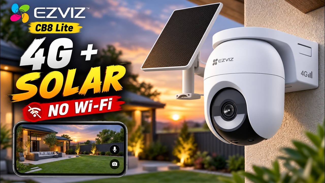 Miniatura da avaliação em vídeo de Câmera de Segurança Ezviz Cb8 Lite 2K WiFi Outdoor Branco