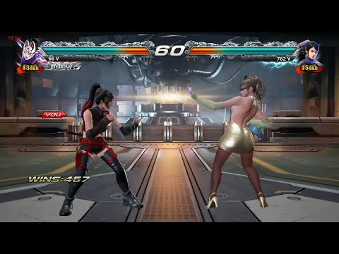 506_2 Kunimitsu vs Zafina - Tekken 7 ( Uchiha x24 ) PC sin Grafica