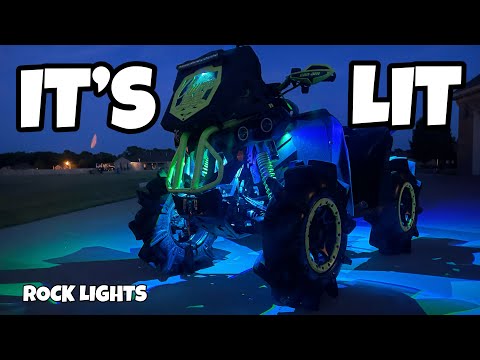 YouTube video about: Can am renegade led lights?
