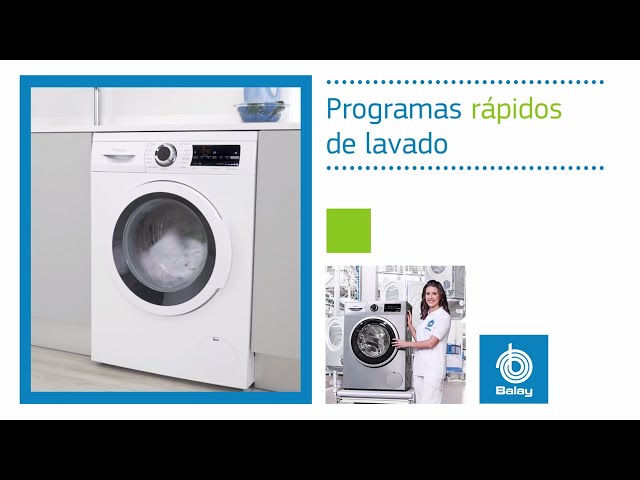 Balay 3TS994XD Lavadora Carga Frontal 9Kg C Acero Inoxidable video