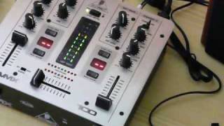 Video thumbnail for Behringer VMX100 Mixer with GENIUS SP-HF2.0 3000A 80W speakers by KubiCZeK360