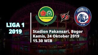 VIDEO: Live Streaming Liga 1 2019 Tira Persikabo Vs Arema FC Kamis (24/10) Pukul 15.30 WIB