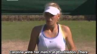 Caroline Wozniacki Junior Wimbledon