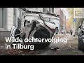 Beelden van crash na politieachtervolging in Tilburg