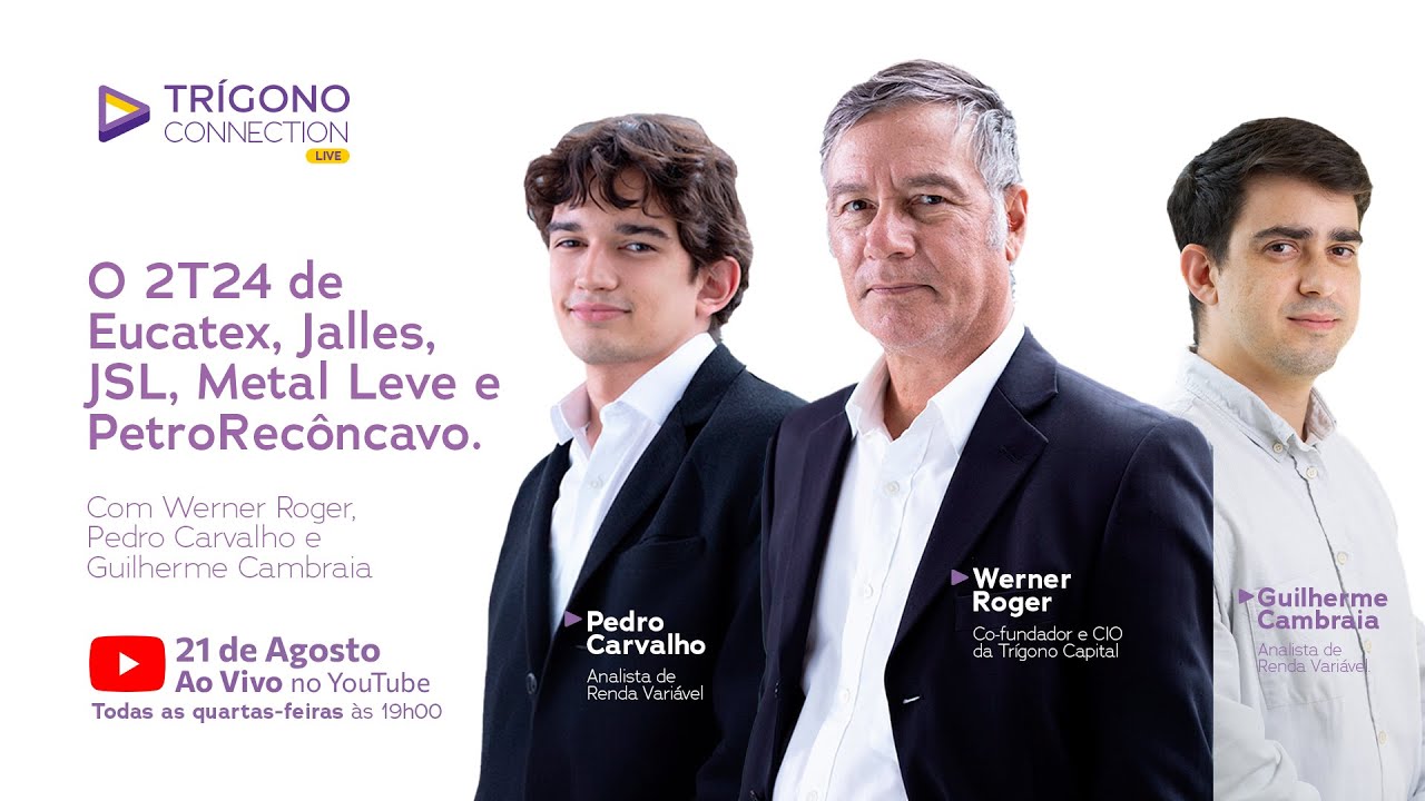 Trígono Connection: Resultados do 2T24 de Eucatex, Jalles, JSL, Metal Leve e PetroRecôncavo
