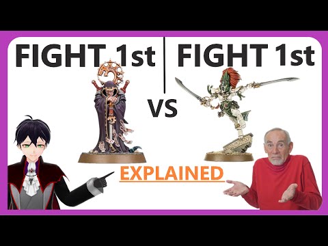 When You Both "Fight First", Who Actually Fights First? : 10th ed 40K Explained with Battle Map