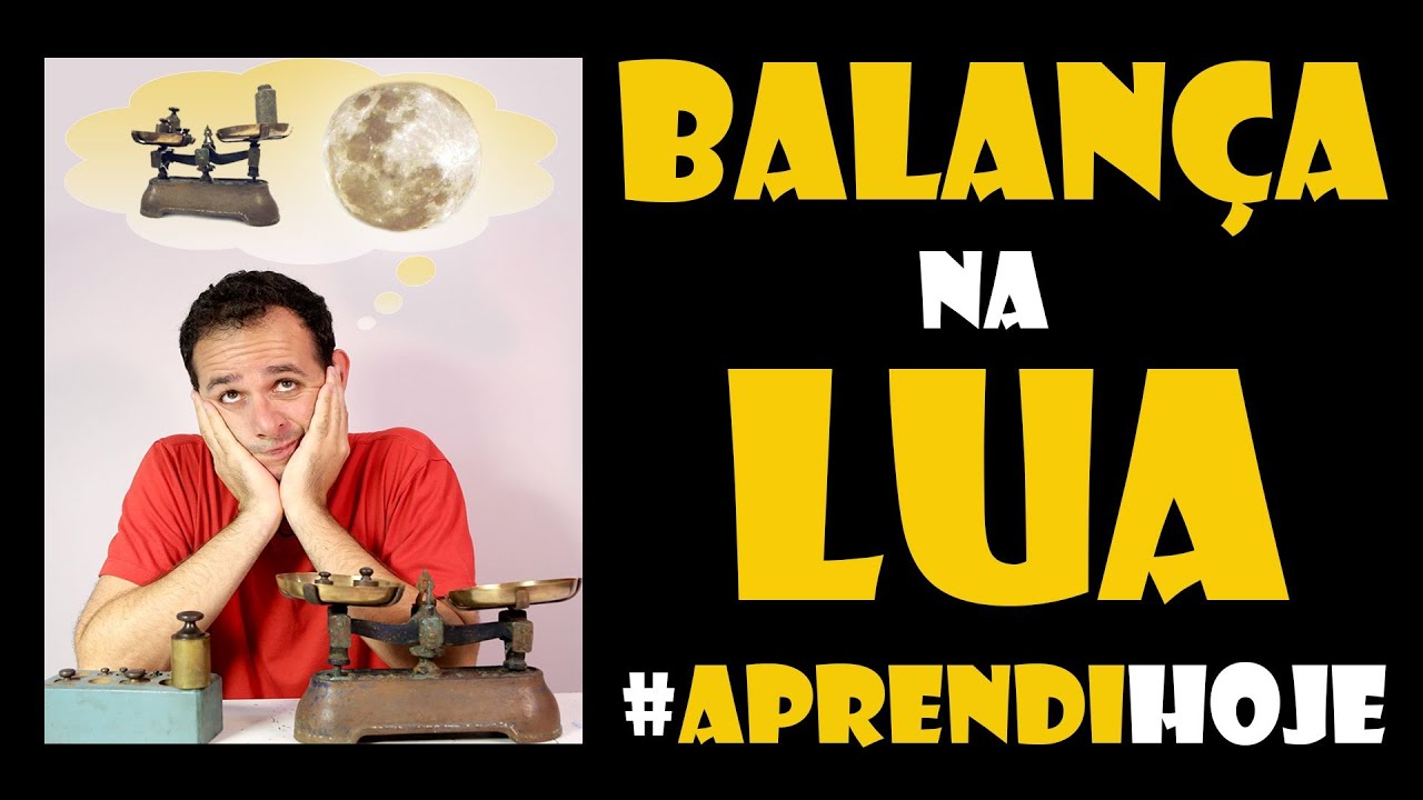 Balanças funcionam na Lua? #AprendiHoje