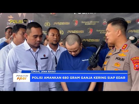 GAGAL WISUDA, POLRES CIMAHI AMANKAN MAHASISWA JUAL GANJA