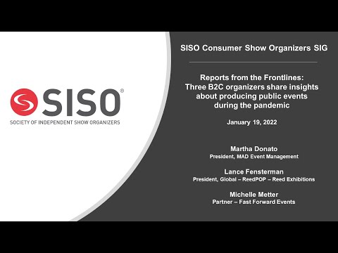 SISO CSO SIG - Reports from the Frontlines: Three B2C organizers share insights