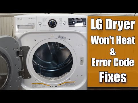 LG Dryer Not Heating - How to Test and Fix