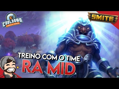 TREINO COM O TIME - RA MID - Scrim Conquista - ⚡ Smite BR