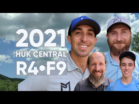 2021 Huk Central • Rnd 4 • Front 9 • Michael Johansen • Paul McBeth • Chris Dickerson • Evan Smith