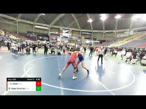 195 Lbs Cons. Round 3 - London Kiser, Kenosha Wrestling Academy Vs Benjamin Vega Sanchez, Swamp Mo