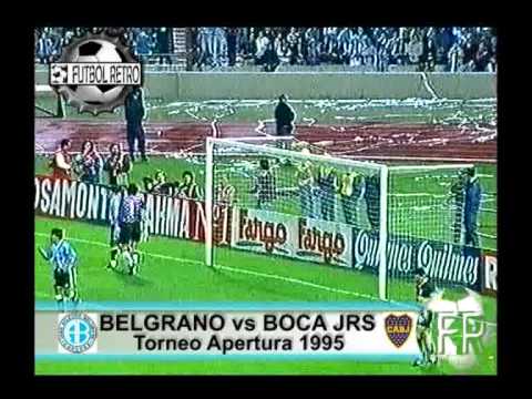 Belgrano 0 vs Boca Jrs 1 Torneo Apertura 1995 juega  Maradona FUTBOL RETRO TV