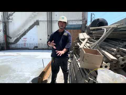 (Riverside Rising Star) 1F Floor Pouring: Curing Agent Application and Protective Board Installat...