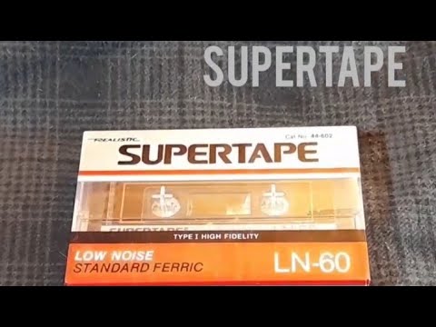 REALISTIC SUPERTAPE LN-60 UNWRAPPING
