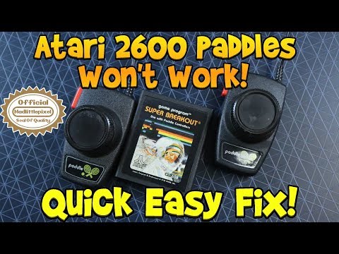 Atari 2600 Paddles Won't Work On My Retron 77! Let's Fix Them! Easy How To!