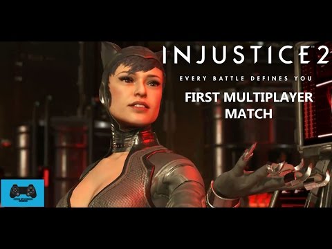 Injustice 2 - First multiplayer match - Catwoman vs Atrocitus Full match