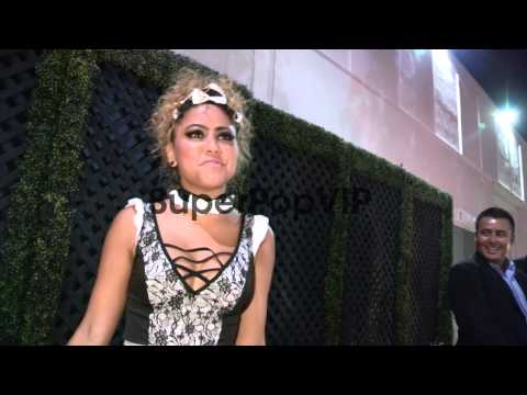 Kat DeLuna arrives as a Sexy Maid at Just Jared Halloween...