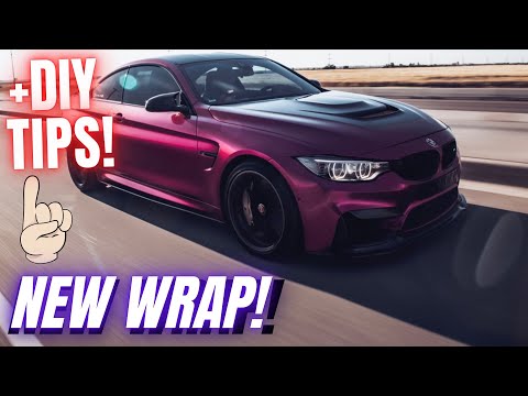 BMW M4 Gets a FULL Color Change Wrap! Joker Purple Looks INSANE!