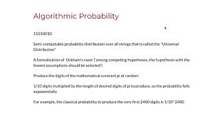 Download lagu 4.10 Algorithmic Probability and the Universal Distribution mp3
