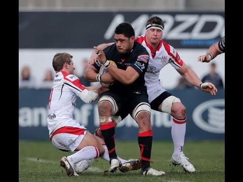 Great team handling sees Tom Prydie score excellent try - Ulster v Dragons 12th April 2013