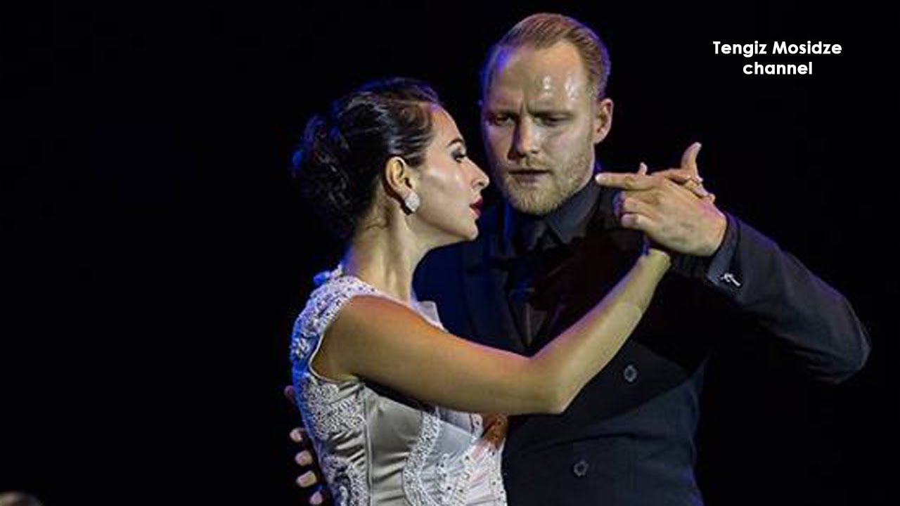 Video thumbnail for "Cara sucia". Maria and Alexandr Frolov with “Solo Tango Orquesta” and Lautaro Greco. Танго.
