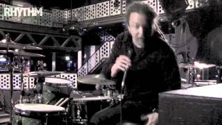 Shinedown drummer Barry Kerch shows Rhythm his Pearl/Meinl set-up