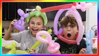 BALLOON ANIMAL CHALLENGE | We Are The Davises
