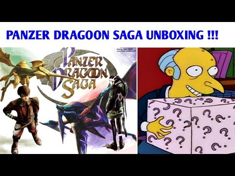 * PANZER DRAGOON SAGA *  UNBOXING !!!