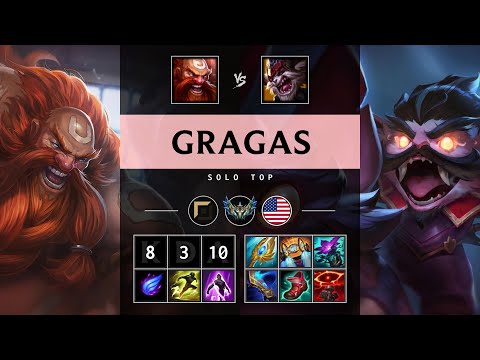Gragas Top vs Kled - NA Challenger Patch 25.18