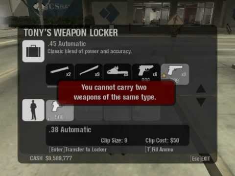 Scarface: TWIY game - buying Montana Defense