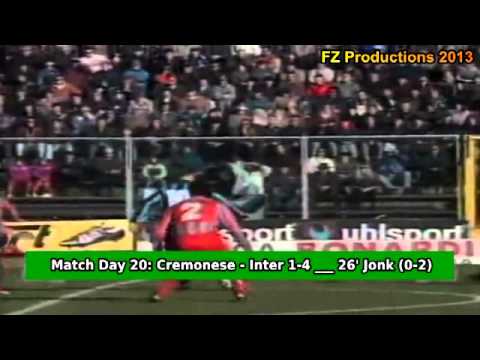 Serie A 1993-1994, day 20 Cremonese - Inter 1-4 (Jonk 2nd goal)