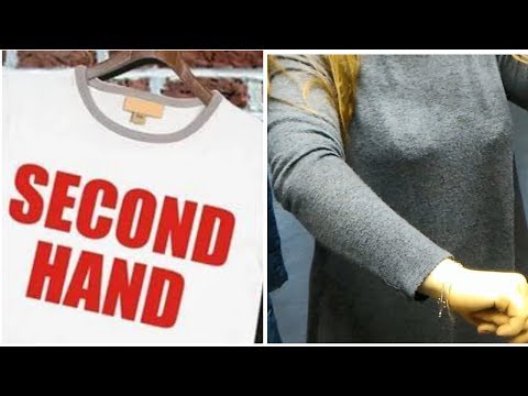 Тряпье в СЕКОНД ХЕНД / растянутые вещи и катышки / SECOND HAND уже не тот?