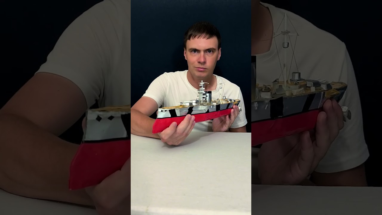 DIY Cardboard Ship Model of the WWII Battleship HMS Barham