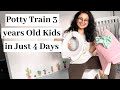 How To Potty Train 3 Year Old Boys & Girls IN JUST 4 DAYS | Potty Training Tips For A 3-Year-Old