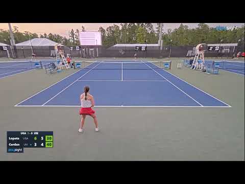 Anastasiia Lopata v Andrea Cerdan - UGA v UM - 17.5.23 (last points)