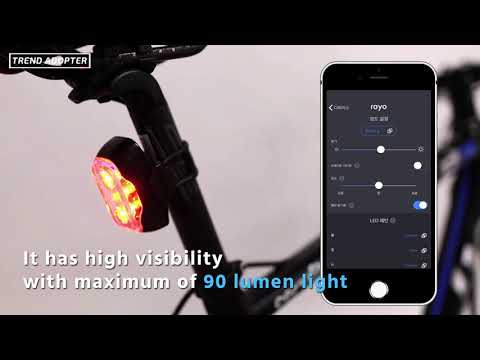 The smart bicycle tail light with app, Cliq [Trend Adopter]