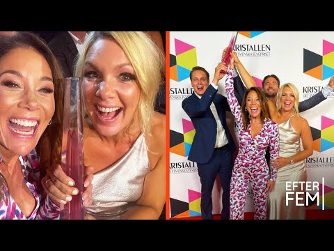 Vi vann Kristallen! – Se Tilde och Annas glädje på galan | Efter fem | TV4 & TV4 Play