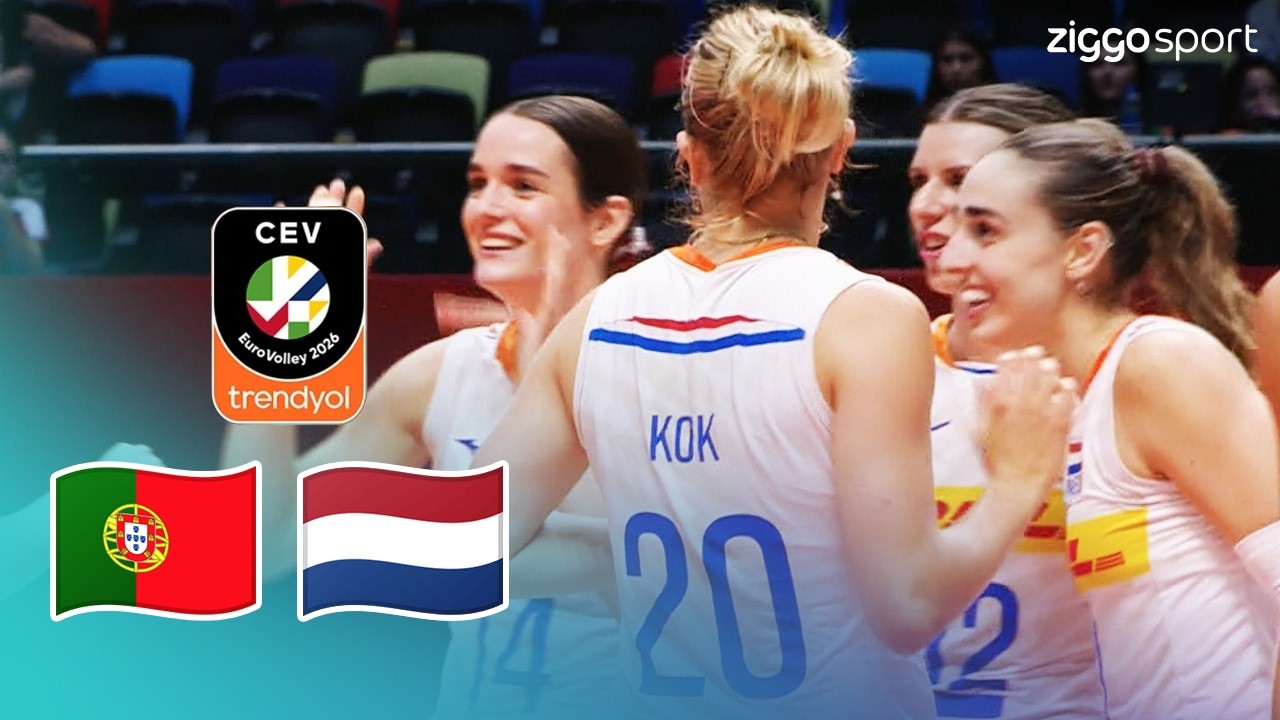 WAT EEN WEDSTRIJD VAN NICOLE VAN DE VOSSE!! 😍🇳🇱 | Nederland vs Portugal | EK Volleybal vrouwen 2026