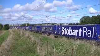 preview picture of video 'West Coast Mainline Near Chapel Brampton 04.10.2012'