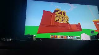 20th Centuey Fox logo In Minecraft