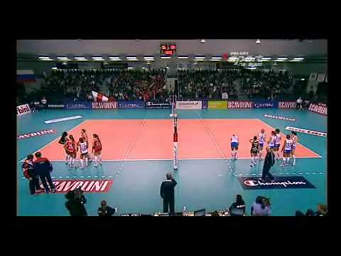 2011 CEV CL Women - Scavolini PESARO 3 x 2 Dinamo MOSCOW - Set 3 Part 1