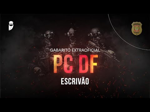 Gabarito Extraoficial PC DF - Escrivão