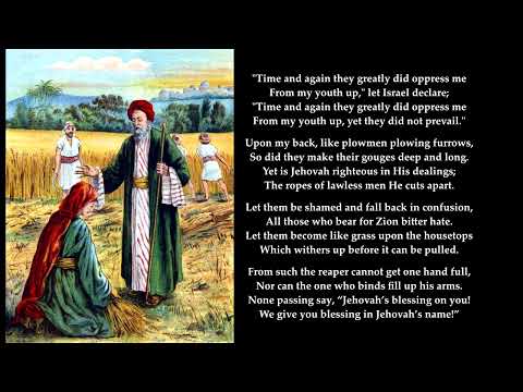 Psalm 129 in full. Tune: Old 110th