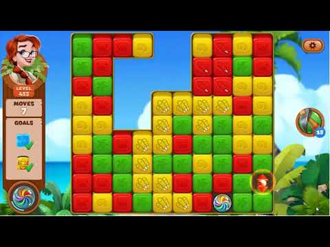 Lost Island Blast Adventure Level 453 - No Boosters