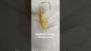 1 gram gold plated earrings. booking number 9040014544. Exchange return available