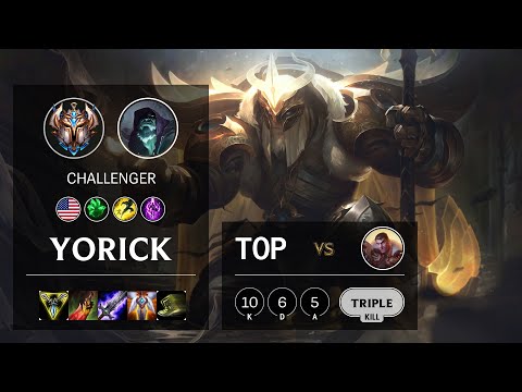Yorick Top vs Jayce - NA Challenger Patch 10.14